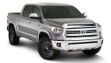 Toyota Tundra Fleetside 2017–2021 Fender Flares Pocket Style-Color Silver Sky Metallic Smooth Finish 4 Pc Bushwacker