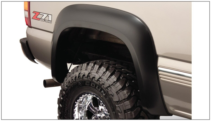 Chevrolet Silverado 1500/2500/3500 2007–2014 Fender Flares Extend-A-Fender Style 4Pc Bushwacker in the group Select car model / Chevrolet / Silverado 07-13 / Styling at DDESIGN Scandinavia AB (bus40938-02)