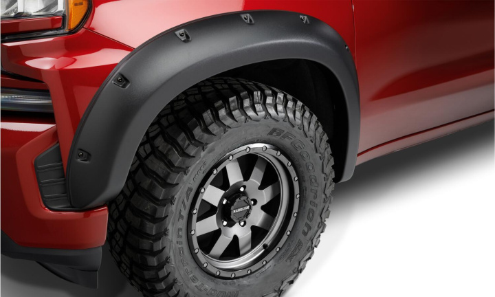Chevrolet Silverado 1500/2500/3500 2007–2014 Fender Flares Forge Style 4pc Bushwacker in the group Select car model / Chevrolet / Silverado 07-13 / Styling at DDESIGN Scandinavia AB (bus48106-08)