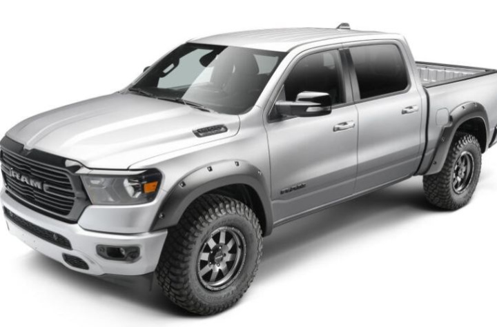 RAM 1500 2019+ Incl. TRX Pocket Style Flares (4 pcs) Black Bushwacker in the group Select car model / Dodge / Ram 19+ / Styling / Fender Flares at DDESIGN Scandinavia AB (bus50924-02)