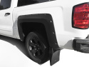 Chevrolet Silverado 1500/2500/3500 2014–2019 Trail Armor Mud Flaps - exclusive for Bushwacker Pocket Style Fender Flares Bushwacker