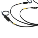 Universal Dual Fan Relay Wiring Harness with 180 Deg F Thermoswitch Chase Bays