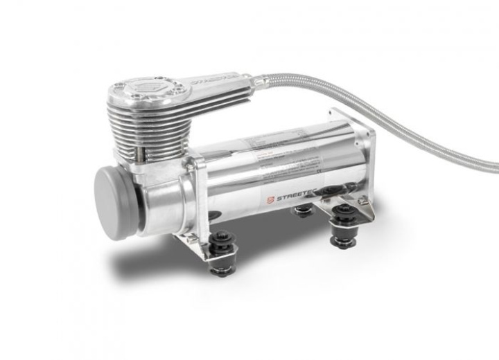 STREETEC comp1 EVO chrome in the group Universal products / Chassis / Air Suspension / Parts for air suspension / Compressors for air suspension at DDESIGN Scandinavia AB (comp1_evo)