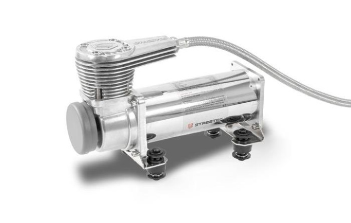 STREETEC comp2 EVO chrome in the group Universal products / Chassis / Air Suspension / Parts for air suspension / Compressors for air suspension at DDESIGN Scandinavia AB (comp2_chrome)