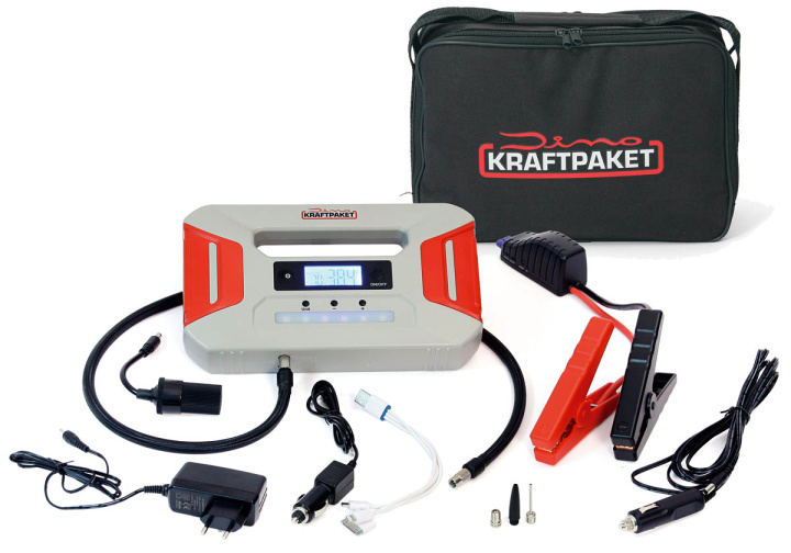 Help Starter med Powerbank & Kompressor 12v - 600A Dino Kraftpaket in the group Universal products / Motorsport products / Tools & Accessories / Tools & Garage Accessories at DDESIGN Scandinavia AB (dk-119002850641)