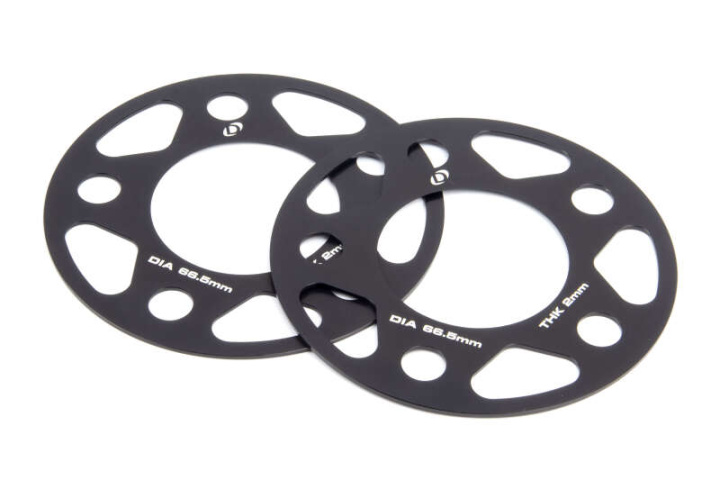 Dinan Spacers; 5x112 - 66.5mm CB - 2mm Thick in the group Select car model at DDESIGN Scandinavia AB (dnnD210-2020)