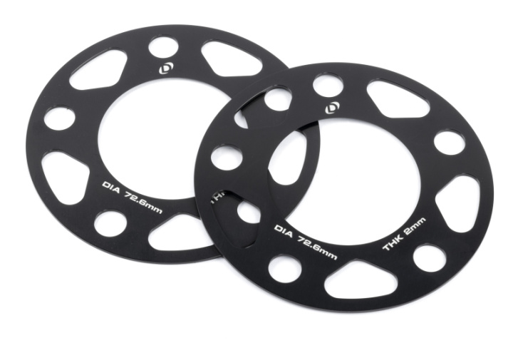 Dinan Spacers; 5x120 - 72.6mm CB - 2mm Thick in the group Select car model at DDESIGN Scandinavia AB (dnnD210-2032)