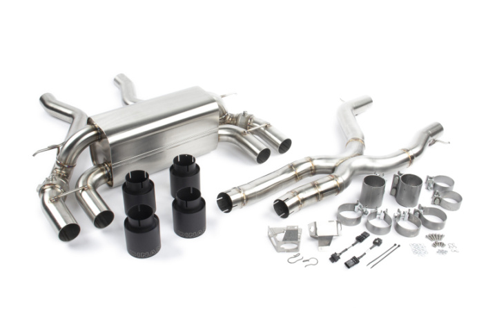 Dinan Free Flow Axle-Back Exhaust & X-Pipe - 2019-2021 BMW M2C in the group Select car model at DDESIGN Scandinavia AB (dnnD660-0082-BLK)