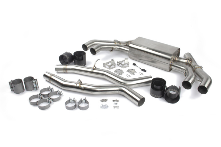 Dinan Free Flow Axle-Back Exhaust - 2020-2025 BMW X3M/X4M in the group Select car model at DDESIGN Scandinavia AB (dnnD660-0086-BLK)