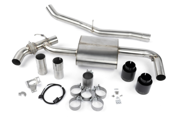 Dinan Valved Axle-Back Exhaust - 2016-2023 BMW X1/X2 xDrive28i / 2016-2024 MINI C\'Man JCW in the group Select car model at DDESIGN Scandinavia AB (dnnD660-0089-BLK)