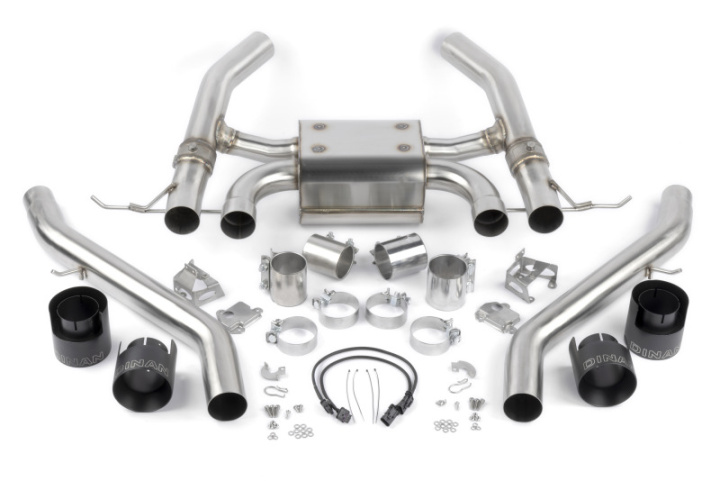 Dinan Valved Axle-Back Exhaust - 2021-2026 BMW M3/M4 in the group Select car model at DDESIGN Scandinavia AB (dnnD660-0093-BLK)
