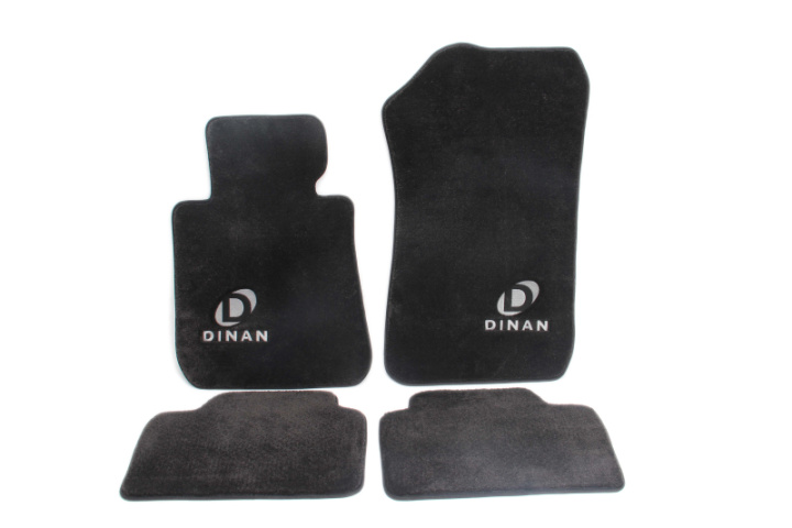 Dinan Signature Floor Mats - 2012-2018 BMW 3-Series in the group Select car model at DDESIGN Scandinavia AB (dnnD701-DNBW1012-4C-BLK)
