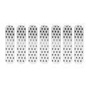 2007-2018 Jeep JK Polished Grille Inserts DV8 Offroad