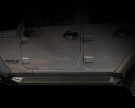 07-18 Jeep Wrangler JK Plated Steel Rock Slider Steps - Matte Black (4 Door Only) DV8 Offroad