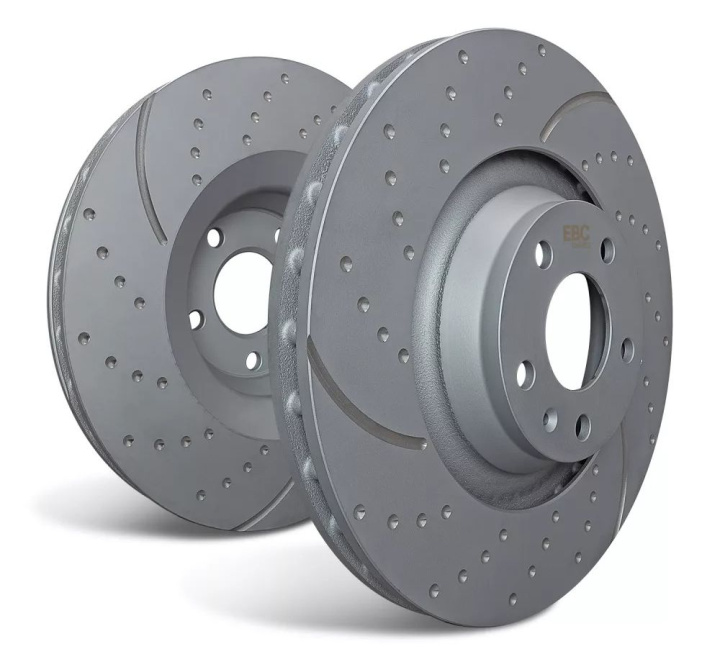GD7337 Turbo Groove Front Brake Discs (Sport) EBC Brakes in the group Select car model / Subaru / Outback / Brakes / Brake discs at DDESIGN Scandinavia AB (ebcGD7337)