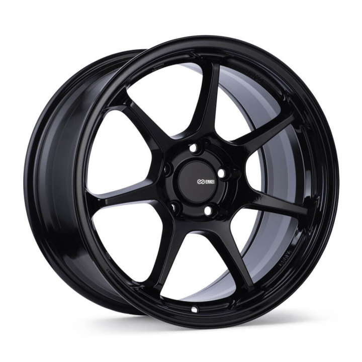 Enkei, TS-7, 18x9.5, 45, 5x100, 72,6, Gloss Black in the group Exterior / Wheels & Tires / Wheels / ENKEI / TS-7 at DDESIGN Scandinavia AB (enk535-895-8045BK)