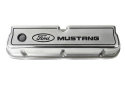 Ford Mustang Valve Covers - Polished/Black Ford Racing