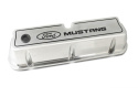 Ford Mustang Valve Covers - Polished/Black Ford Racing