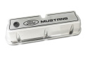 Ford Mustang Valve Covers - Polished/Black Ford Racing