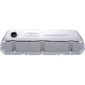 Ford Racing Steel Valve Covers - Chrome Ford Racing