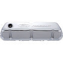 Ford Racing Steel Valve Covers - Chrome Ford Racing