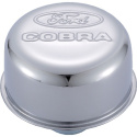 Ford \'Cobra\' Breather - Chrome Ford Racing