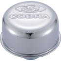 Ford \'Cobra\' Breather - Chrome Ford Racing