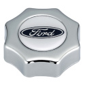 Ford Oval Oil Fill Cap - Chrome Ford Racing