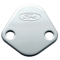 Ford Fuel Pump Blockoff - Chrome Ford Racing