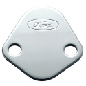 Ford Fuel Pump Blockoff - Chrome Ford Racing