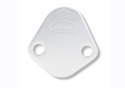 Ford Fuel Pump Blockoff - Chrome Ford Racing