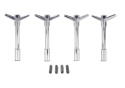 Valve Cover Hold Down Wing Nuts - Chrome Ford Racing