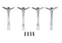 Valve Cover Hold Down Wing Nuts - Chrome Ford Racing
