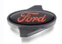 Ford Oval Air Cleaner Nut - Black/Red Ford Racing