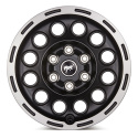 2021-2025 Bronco 17X8.0 Matte Black Machined Ford Racing