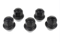M12 X 1.5 Black Lug Nut Wheel Kit Of 5 Ford Racing
