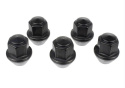 M12 X 1.5 Black Lug Nut Wheel Kit Of 5 Ford Racing