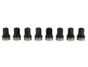 M14 X 1.5 Black Lug Nut Wheel Kit Of 8 Ford Racing