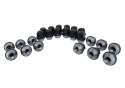 M12 X 1.5 Black Lug Nut Kit (24 Pcs) Ford Racing