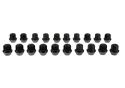 M12 X 1.5 Black Lug Nut Vehicle Kit Of 20 Ford Racing