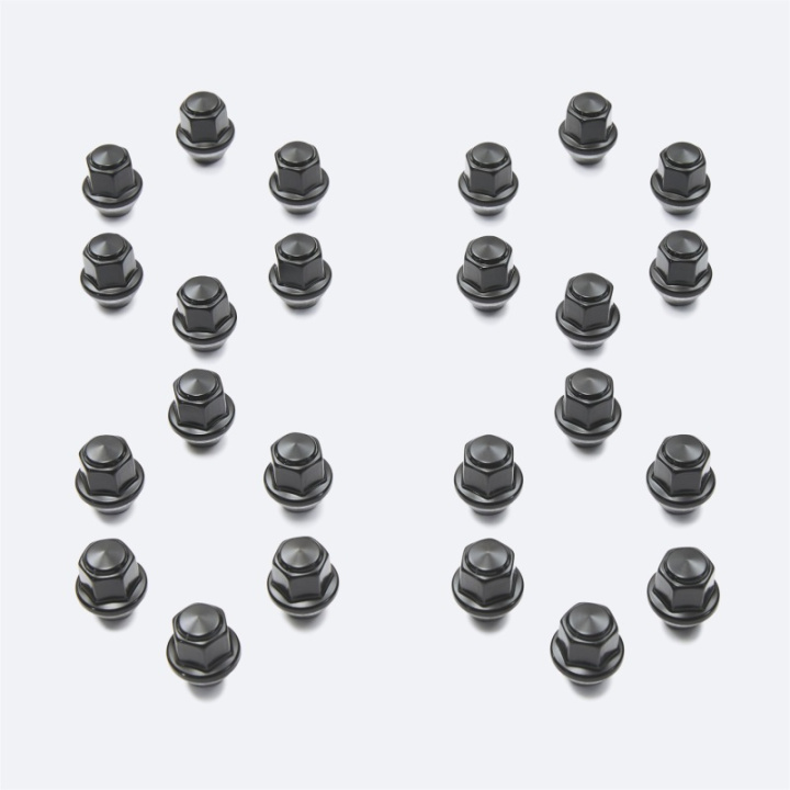 M14 X 1.5 Black Lug Nut Kit (24 Pcs) Ford Racing in the group Select car model / Ford at DDESIGN Scandinavia AB (frpM-1012K-F15B)