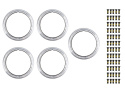 2021-25 Bronco Beadlock Trim Ring Kit -Gray Ford Racing