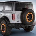 2021-25 Bronco Beadlock Trim Ring Kit- Orange Ford Racing