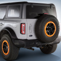 2021-25 Bronco Beadlock Trim Ring Kit- Orange Ford Racing