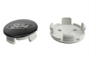 Black And Chrome Ford Car Center Cap Ford Racing