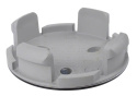 Ford Car Black And Chrome Wheel Center Cap Kit-Sat Ford Racing