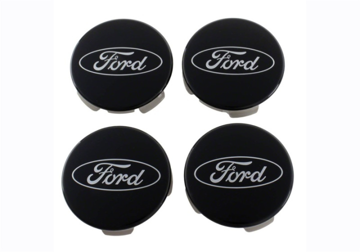 Black And Chrome Ford Truck Center Cap Kit Ford Racing in the group Select car model / Ford at DDESIGN Scandinavia AB (frpM-1096K-BCT)