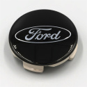 Black And Chrome Ford Truck Center Cap Kit Ford Racing