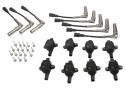 7.3L Gas Ignition Coil And Wire Set Of 8 Ford Racing