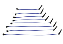 4.6L 2V F150 Wire Set Blue Ford Racing